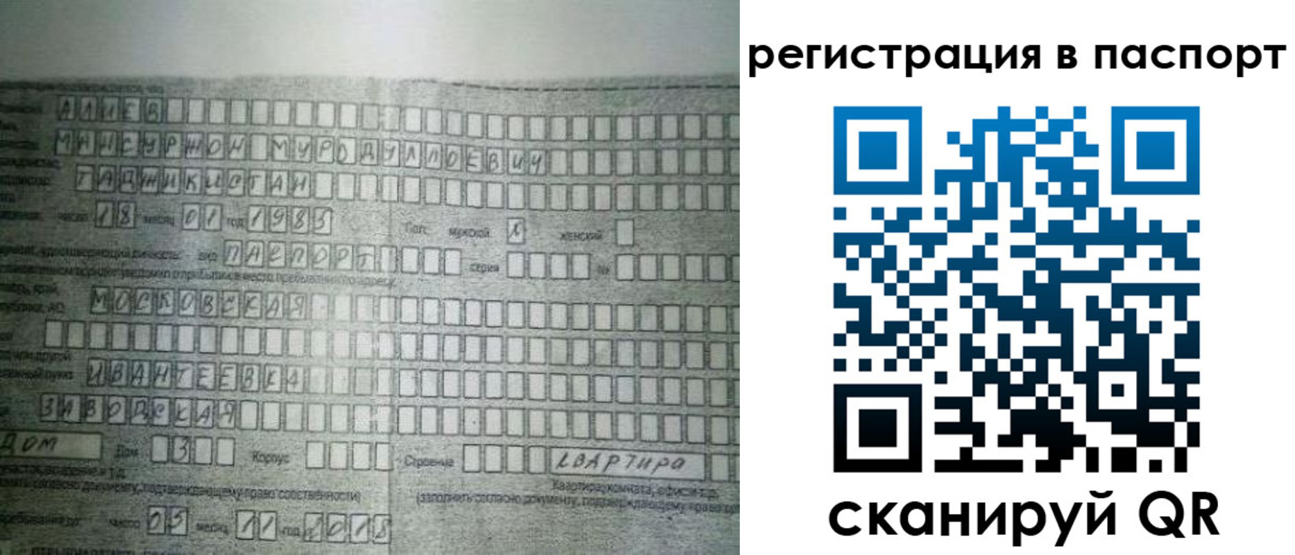 временная регистрация законно в Пионерском